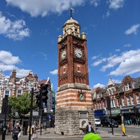 Photo taken at Crouch End Clock Tower by Pascal T. on 6/21/2018