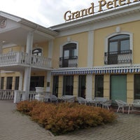 Photo taken at Grand Peterhof Spa Hotel by Anya S. on 5/18/2013
