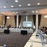 Photo taken at Aleksandar Palace Conference Hall by Uygur K. on 11/29/2018