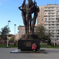 Photo taken at Памятник &amp;quot;Чернобыльцам Кубани&amp;quot; by Максим on 11/8/2012