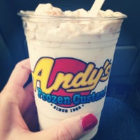 Photo taken at Andy&amp;#39;s Frozen Custard by Ali H. on 12/27/2012