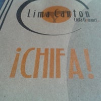 รูปภาพถ่ายที่ Lima Canton Chifa Gourmet โดย Andres L. เมื่อ 8/24/2013