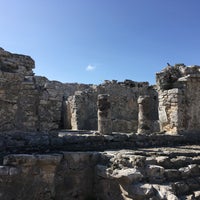 Photo taken at Tulum Archeological Site by Arisbe P. on 8/18/2016