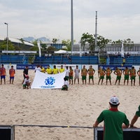 Photo taken at Arena Beach Soccer by Sergio G. on 11/30/2018