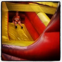 Photo taken at Locomotion Inflatable Play by Christopher C. on 9/21/2014