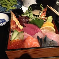 Photo taken at Sushi Aka Tombo by Stephanie K. on 12/16/2012