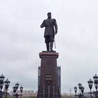 Photo taken at Памятник Александру III by Василий Г. on 5/12/2013