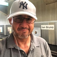 Photo taken at San Bruno Caltrain Station by Hugo E. on 7/30/2018