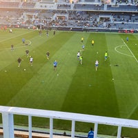 Photo taken at La Rosaleda Stadium by Mac Nagy on 1/9/2022