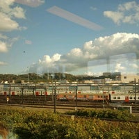 Photo taken at Trein Brussel &amp;gt; Oudenaarde by Marijke on 10/4/2012