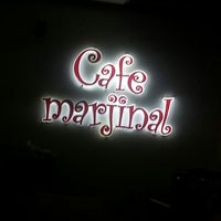 Photo taken at Cafe Marjinal by Merve S. on 10/9/2012