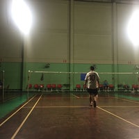 Photo taken at Nares Badminton Court by ChaBew C. on 1/31/2015