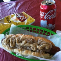Photo taken at Sosess Gourmet Dogs by Mr. Boo on 11/7/2012