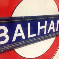 Photo taken at Balham London Underground Station by Chris W. on 12/10/2012