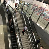Photo taken at Esplanade MRT Station (CC3) by Kris A. on 3/27/2018