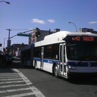 Photo taken at MTA Bus - E Tremont Av &amp;amp; Southern Bl (Bx40/Bx42) by 0zzzy on 4/26/2013