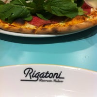 Photo taken at Rigatoni Ristorante Italiana by Fevzi E. on 12/24/2012