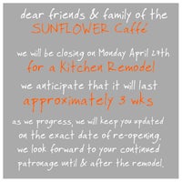Foto diambil di Sunflower Caffé Espresso &amp;amp; Wine oleh Sunflower Caffé Espresso &amp;amp; Wine pada 4/30/2015