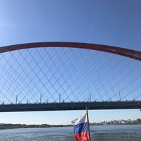 Photo taken at Бугринский мост by Ольга Ч. on 7/9/2018