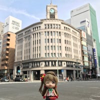 Photo taken at Ginza 4 Intersection by Kanesue on 3/12/2017