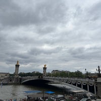 Photo taken at Alexander III Bridge by Rawi R. on 5/13/2024