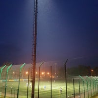 Photo taken at Football pitch of the V. Korenkov&amp;#39;s sports school by Andy M. on 8/25/2018