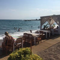 Photo taken at Turist Beach by Ayşegül D on 8/7/2016