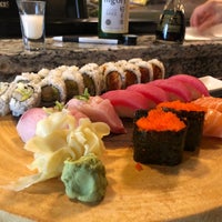 Photo taken at Ocean Blue Sushi by Whit B. on 7/10/2021