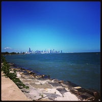 Photo taken at Hyde Park Beach by Mark N. on 4/11/2013