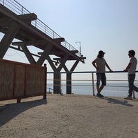 Photo taken at Пляж санатория &amp;quot;Дюльбер&amp;quot; by Тимур on 9/23/2015