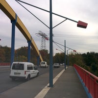 Photo taken at Südostallee-Brücke by Jakob C. on 10/14/2014