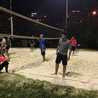 Photo taken at Crystal City Sand Volleyball Courts by Teee on 6/15/2017