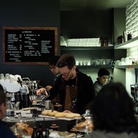 Photo taken at Qūentin Café by Claudio on 3/9/2016