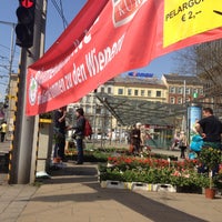 Photo taken at Julius Tandler-Platz by GretlGoes V. on 4/18/2013