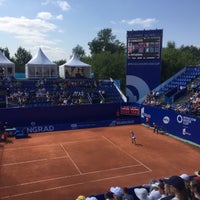 Photo taken at Национальный теннисный центр им. Х. А. Самаранча by Pavel G. on 7/29/2018