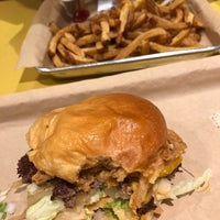 Photo taken at MOOYAH Burgers, Fries &amp;amp; Shakes by Lena C. on 1/31/2019