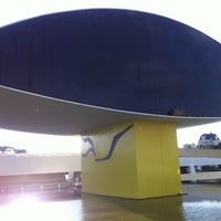 Photo taken at Oscar Niemeyer Museum (MON) by Mariana A. on 5/2/2013