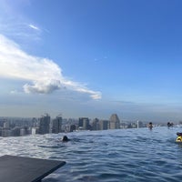 Photo taken at Rooftop Infinity Pool by Shinji T. on 5/2/2024