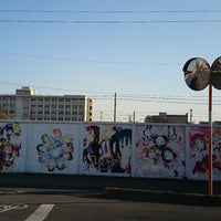 ラブライブ巨大壁画 Exhibit In 宇都宮市
