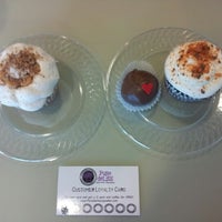 Photo taken at Pure DeLite Guilt-Free Cupcakery by Drea J. on 10/18/2012
