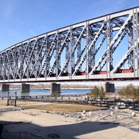 Photo taken at Железнодорожный мост by Антон Р. on 4/14/2013