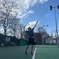 Photo taken at Bethnal Green Gardens Tennis Courts by Danila on 4/15/2023