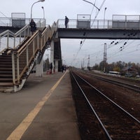 Photo taken at Ж/Д станция Белые Столбы by Alexey S. on 10/18/2016