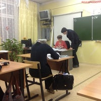 Photo taken at Гимназия №1587 by Daria K. on 12/21/2012