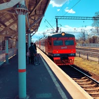 Photo taken at Ж/д станция «Шувалово» by Максим З. on 5/1/2021