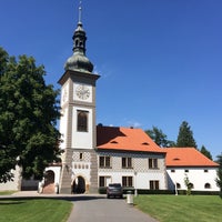 Photo taken at Zbraslavský zámek by Ondřej on 8/19/2016