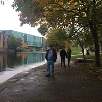 Photo taken at Mile End Lock by Helen M. on 10/24/2015