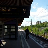 Photo taken at Ramlösa Station by Malte L. on 6/23/2013