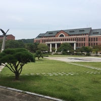 Photo taken at Yonsei University Central Library by HyunChang K. on 9/16/2016