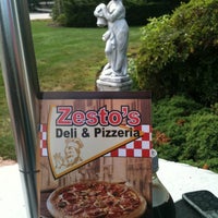 Photo taken at Zesto&amp;#39;s Deli &amp;amp; Pizzeria by Ashley on 9/19/2012